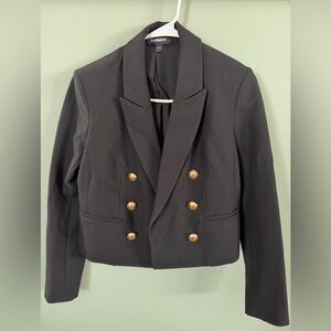 Chaqueta negra de vestir